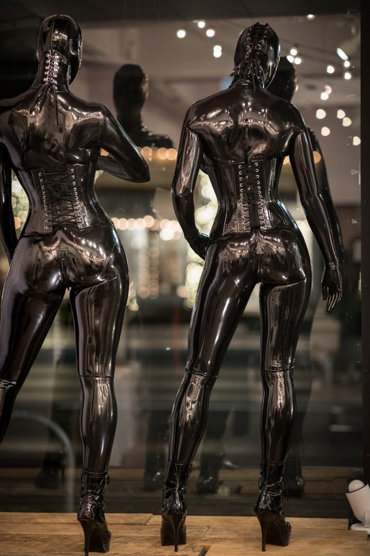 Adventures With Vespa A sexy photograph of Vespa & Rope Candy in black latex. Tagged with: in public. Posted February 2019.