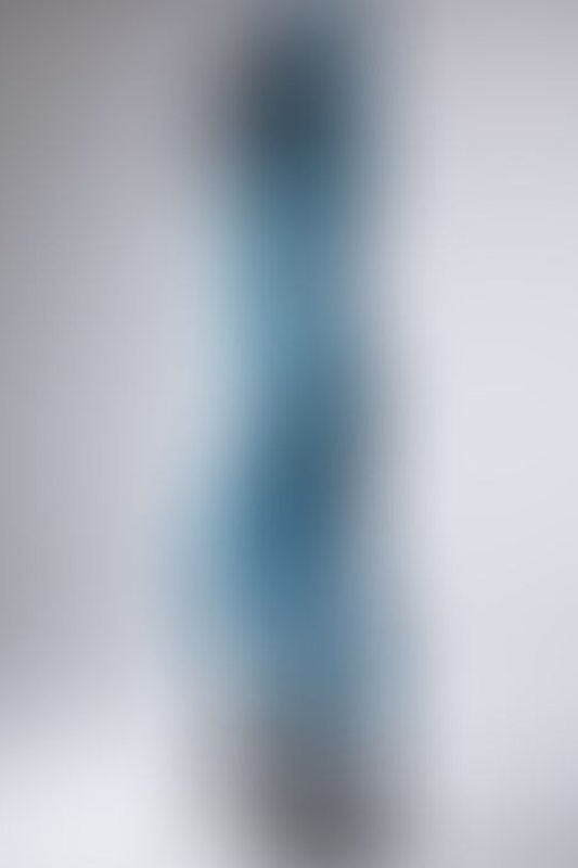 A sexy photograph of Vespa in transparent &amp; blue latex. Tagged with: gasmask. Posted September 2018.
