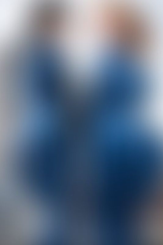 A sexy photograph of Emma Magnolia &amp; Awlivv in blue latex. Posted October 2025.