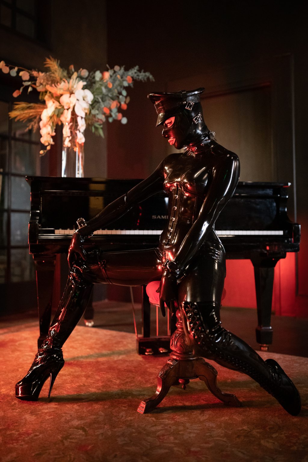 Backstage A photo album of Someone, in black latex. Posted November 2018.