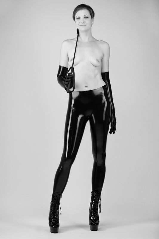 A sexy photograph of Esme in black latex. Posted May 2017.