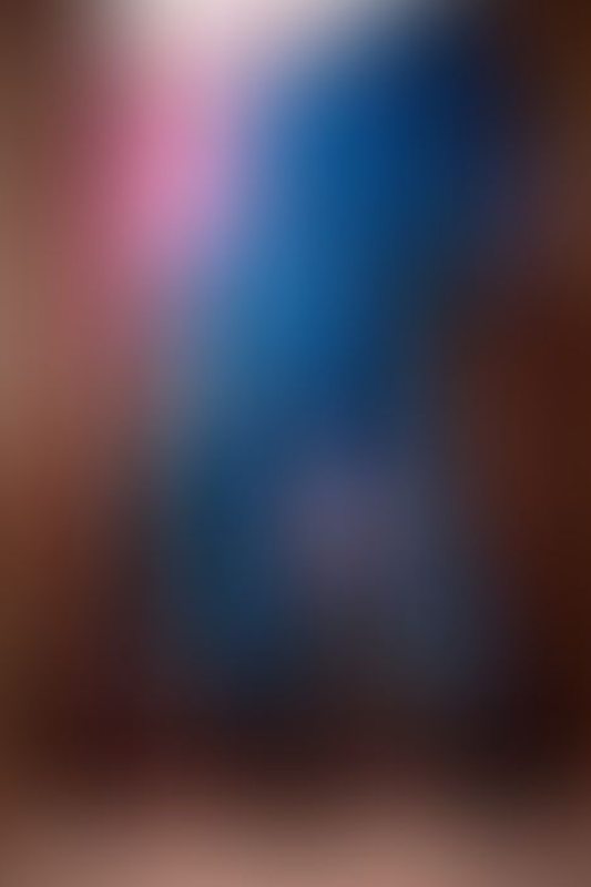 A sexy photograph of Opal Snow in transparent &amp; blue latex. Posted May 2017.