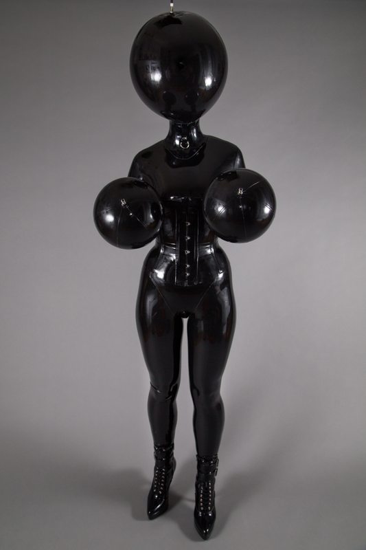 A photo album of Vespa in black latex. Tagged with: bitchsuit, inflatable & armbinder. Posted March 2015.