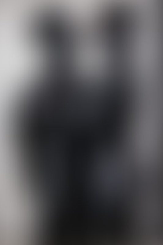 A sexy photograph of Vespa &amp; Heavy in black latex. Posted January 2024.