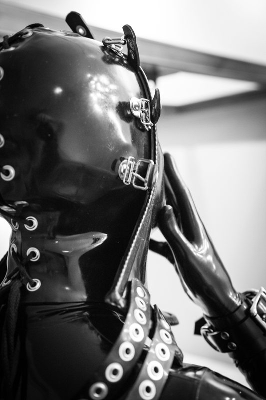 A sexy photograph of Vespa in black latex. Posted February 2016.