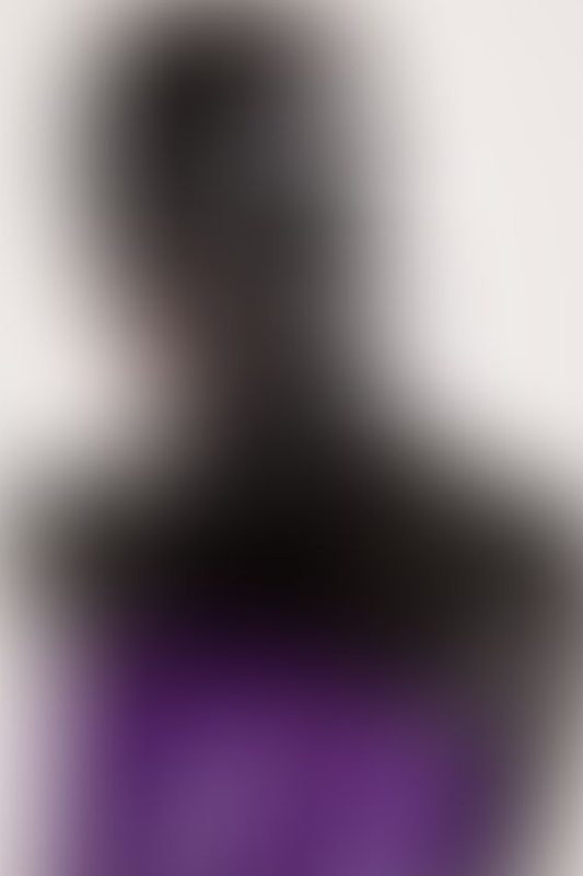 Cam Damage in Purple Latex № 12 A sexy photograph of Cam Damage in purple & pink latex. Tagged with: gags & armbinder. Posted March 2018.