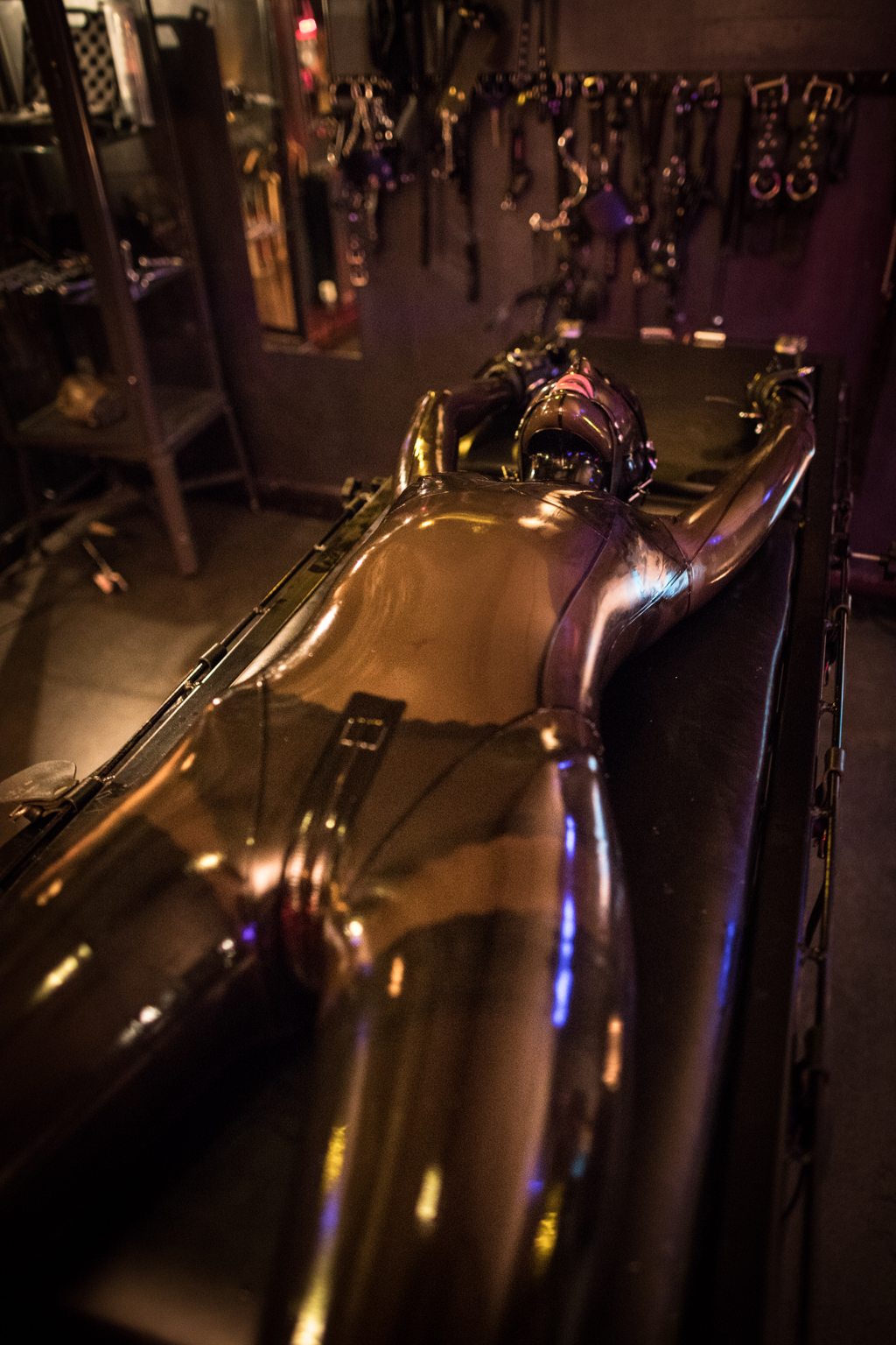 Racked A photo album of Vespa, in transparent latex. Tagged with: gagged. Posted October 2016.
