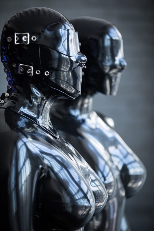 A photo album of Vespa & Ms Pervology in black & transparent latex. Posted March 2018.
