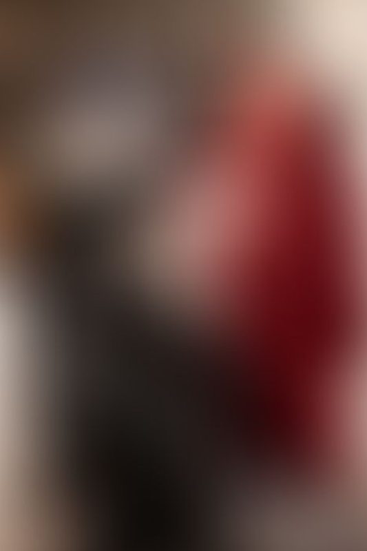 A sexy photograph of Vauntastic, Vespa &amp; Cam Damage in black latex. Posted December 2021.