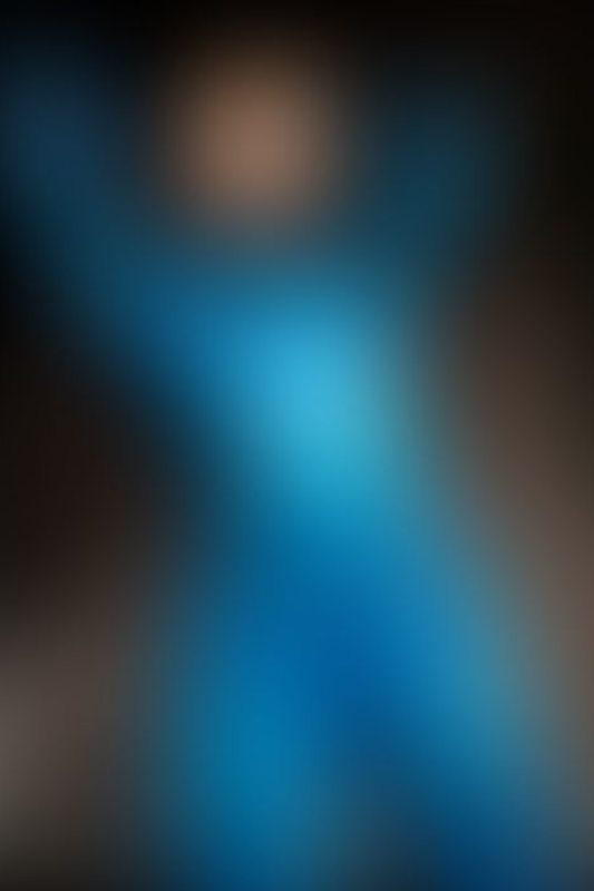 A sexy photograph of Violet Latte in blue latex. Tagged with: tattoos. Posted April 2026.